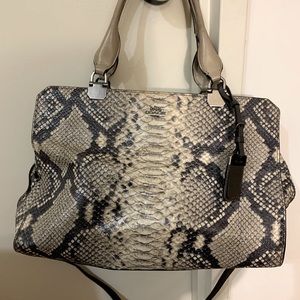 Coach Python Satchel